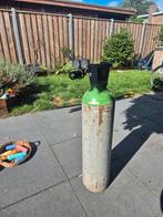 Argon Gasfles met Reduceerventiel, Doe-het-zelf en Verbouw, Gereedschap | Lasapparaten, Ophalen of Verzenden