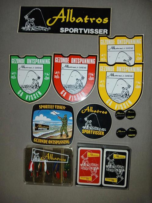 Wegens beëindiging verzamelen Albatros stickers Blinkers spe, Watersport en Boten, Hengelsport | Algemeen, Overige typen, Ophalen of Verzenden