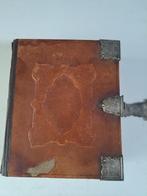 Antieke Statenbijbel groot zilveren slot + 4 hoeken extra's, Antiek en Kunst, Antiek | Boeken en Bijbels, Ophalen of Verzenden