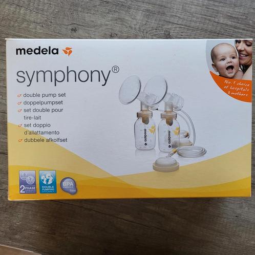 Medela dubbele afkolfset t.b.v. Medela Symphony, Kinderen en Baby's, Babyvoeding en Toebehoren, Zo goed als nieuw, Borstkolf, Ophalen of Verzenden