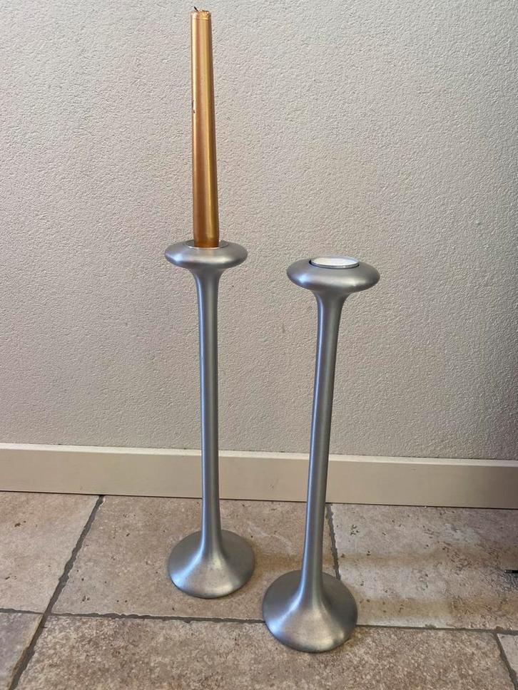 Ikea kandelaars Carl Öjerstam, Huis en Inrichting, Woonaccessoires | Kandelaars en Kaarsen, Gebruikt, 25 tot 50 cm, Metaal, Ophalen of Verzenden