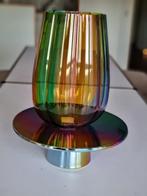 plateau met vaas, Huis en Inrichting, Woonaccessoires | Vazen, Ophalen, Overige kleuren, Nieuw, Glas