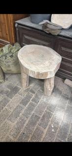 Unieke boomstam bijzettafels - handgemaakt, Huis en Inrichting, Stoelen, Ophalen, Nieuw, Bruin, Hout