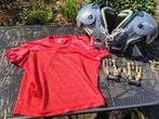 American Football Set: Pads, Handschoenen & Shirt, Ophalen, Maat 52/54 (L), Zwart, Gedragen