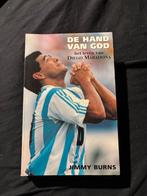 Gesigneerd boek Diego Maradona - De Hand van God, Verzenden, Zo goed als nieuw, Jimmy Burns, Sport