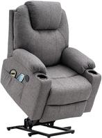 Sta-Op-Stoel Massage Fauteuil Relax Stoel Verwarmd Antraciet, Huis en Inrichting, Ophalen of Verzenden, Nieuw