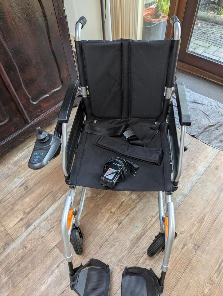 Excel Qnect elektrische opvouwbare rolstoel, Diversen, Rolstoelen, Elektrische rolstoel, Ophalen