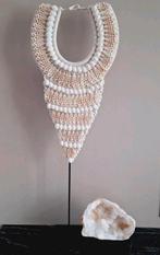 Gave grote wit crème schelpenketting op voet ibiza stijl, Huis en Inrichting, Woonaccessoires | Overige, Nieuw, Ophalen of Verzenden
