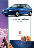 Folder Citroën Saxo K.Way (Franse uitgave - 1998), Verzenden, Gelezen, Citroën