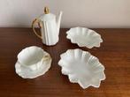 Wedgwood, ca. 1920 geschulpt koffieservies, vergulde details, Ophalen