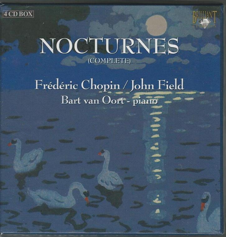 Frédéric Chopin / John Field – Nocturnes = 4cd BOX = 4,99, Cd's en Dvd's, Cd's | Klassiek, Zo goed als nieuw, Ophalen of Verzenden