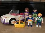 Playmobil cabriolet met gezin, Kinderen en Baby's, Speelgoed | Playmobil, Ophalen of Verzenden, Zo goed als nieuw