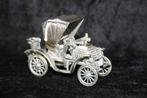 Zilveren miniatuur van een oldtimer, Ophalen of Verzenden, Zilver