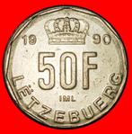 Ⰶ CROWN 1989-1995: LUXEMBOURG 50 FRANCS 1990! JEAN 1964-2000, Verzenden, Overige landen, Losse munt