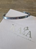Kaya armband met vriendschapstekst. NIEUW!, Ophalen of Verzenden, Nieuw, Zilver