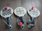 Houten Beachballset met Schaakspel en Mens Erger Je Niet, Kinderen en Baby's, Speelgoed | Buiten | Los speelgoed, Nieuw, Ophalen of Verzenden