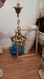 Vintage Messing Hanglamp Kroonluchter, Antiek en Kunst, Antiek | Lampen, Ophalen of Verzenden