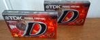 TDK D-60EB Cassettebandjes 2x, Ophalen of Verzenden, Nieuw in verpakking