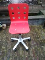 Rode kinderbureau stoel ( ikea), Ophalen, Gebruikt, Stoel(en)