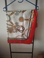 Vintage Sjaal met Kettingprint, Onbekend, Verzenden, Zo goed als nieuw, Sjaal