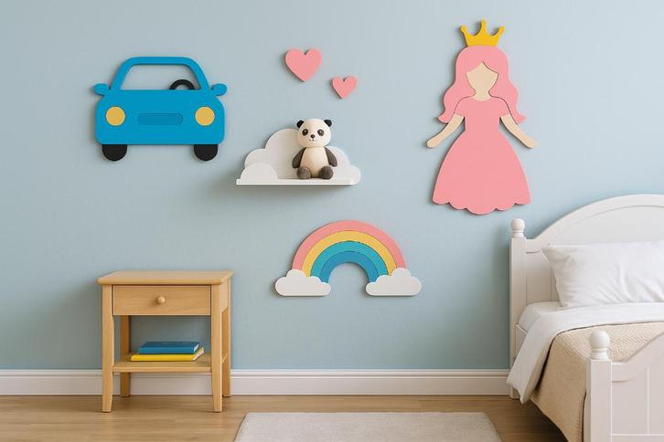 Kinder / baby kamer wanddecoratie op maat, Kinderen en Baby's, Kinderkamer | Inrichting en Decoratie, Nieuw, Wanddecoratie, Verzenden