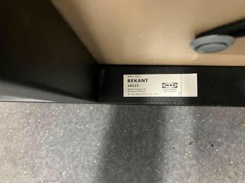 Ikea Bekant Hoekbureau Zwart 180x110cm - afbeelding 4