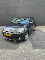 Mitsubishi Space Star 1.0 MPI 52KW 2015 Grijs, Auto's, Mitsubishi, Voorwielaandrijving, Stof, Zwart, Origineel Nederlands