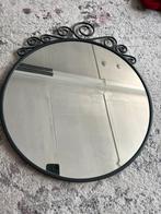 Zgan EKNE spiegel Ikea antraciet, Ophalen, Minder dan 50 cm, Zo goed als nieuw, Minder dan 100 cm