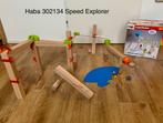 Haba 302134 Speed Explorer houten knikkerbaan (ZGAN in doos), Ophalen of Verzenden, Zo goed als nieuw
