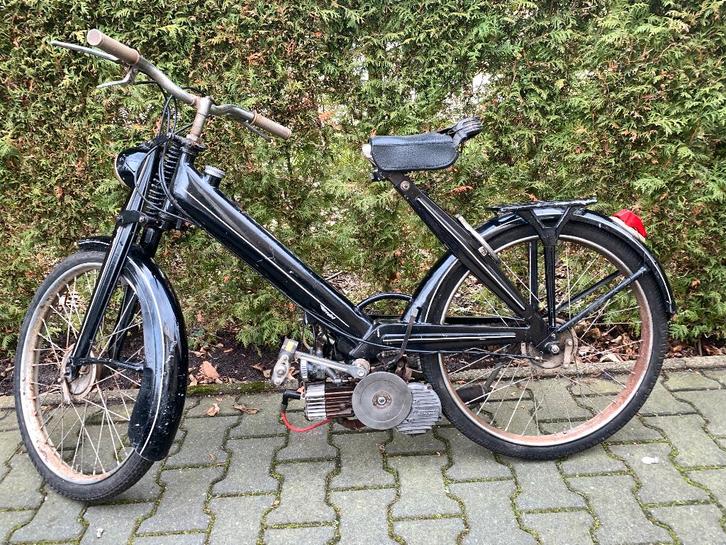 Garelli Mosquito 38A Bromfiets 1952 Originele Staat Project, Fietsen en Brommers, Overige Fietsen en Brommers, Gebruikt, Ophalen