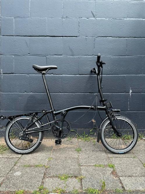 Brompton M6R Black Edition, Fietsen en Brommers, Fietsen | Vouwfietsen, Gebruikt, Brompton, 16 tot 18 inch, Totaal opvouwbaar