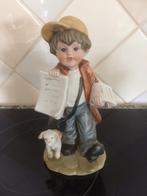 Beeldje jongetje met boek, Verzamelen, Beelden en Beeldjes, Ophalen of Verzenden, Zo goed als nieuw, Mens
