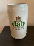 DAB Meister Pils Stenen Bierpul 1L, Ophalen of Verzenden, Gebruikt, Glas of Glazen