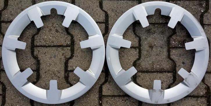 #VW Volkswagen Wieldoppen 2x 15 inch o.a Polo 6R Bluemotion#, Auto diversen, Wieldoppen, Verzenden