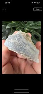 Blue Lace Agate Piece, Ophalen of Verzenden, Mineraal