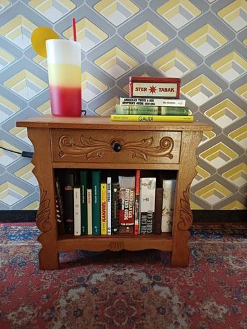 Retro vintage jaren 50 dressoir bijzet kastje of boekenkast beschikbaar voor biedingen