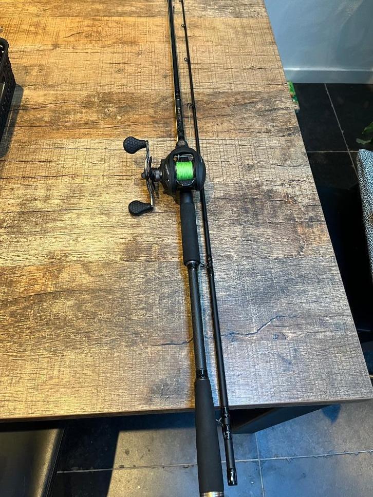 Westin W3 Powerstrike-T 2,40 & Lews Super Duty GX3, Watersport en Boten, Hengelsport | Roofvissen, Zo goed als nieuw, Werphengel