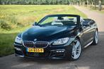 BMW 640i M-Sport Carbon black | Adap.onderstel, nappa leer.., Auto's, Achterwielaandrijving, Beige, Cabriolet, Leder
