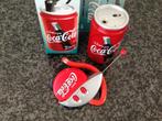 2 mini radio's Coca-Cola blikje en oorclip-radio., Audio, Tv en Foto, Ophalen, Zo goed als nieuw, Transistorradio