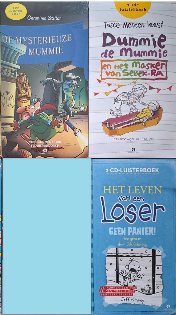 3 luisterboeken: Geronimo, Dummie, Loser - nieuw, Boeken, Luisterboeken, Cd, Kind, Ophalen of Verzenden