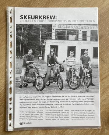Unieke Map met documentatie jeugd en oude brommers beschikbaar voor biedingen