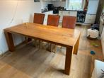 Massief eiken eettafel 200x100 cm, Huis en Inrichting, Tafels | Eettafels, 100 tot 150 cm, 150 tot 200 cm, Gebruikt, Ophalen of Verzenden