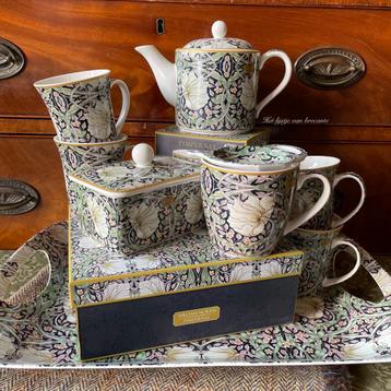 Engelse beker set William Morris Pimpernel 4 stuks beschikbaar voor biedingen