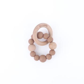 Il Bambini - Siliconen/houten bijtring - Bruin beschikbaar voor biedingen