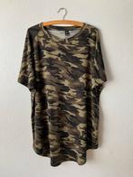 Lang t-shirt/ jurk mt. L, Ophalen of Verzenden, Zo goed als nieuw, Groen, Korte mouw
