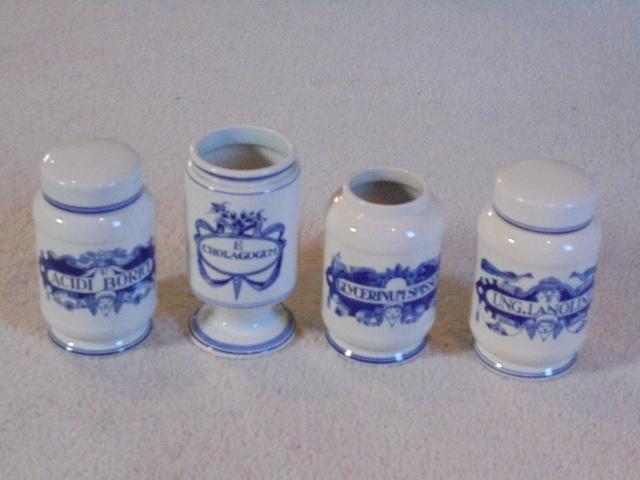 Apothekers potjes. (Delft Blue)., Ophalen of Verzenden