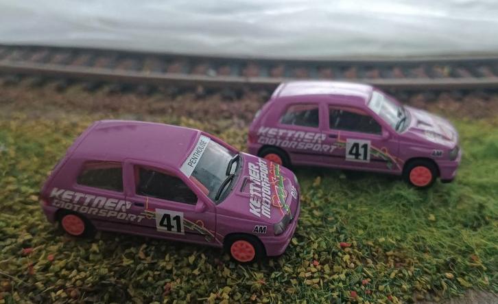 Renault Clio Cup 16V Herpa 1 87, Hobby en Vrije tijd, Modelauto's | 1:87, Zo goed als nieuw, Auto, Herpa, Ophalen of Verzenden