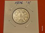 Duitse Rijk 1 Mark 1876 "A", Postzegels en Munten, Ophalen of Verzenden, Duitsland