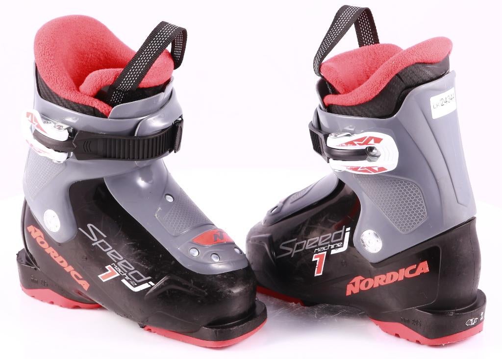 27 28 EU kinder skischoenen NORDICA SPEEDMACHINE, Gebruikt, 100 tot 140 cm, Schoenen, Ophalen of Verzenden