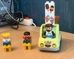 Lego Duplo ijswagen met poppetjes, Duplo, Ophalen of Verzenden, Zo goed als nieuw